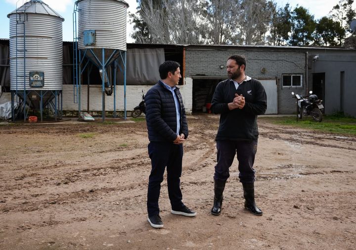 Nardini visitó Suipacha y comenzó a recorrer la provincia luego de anunciar su candidatura